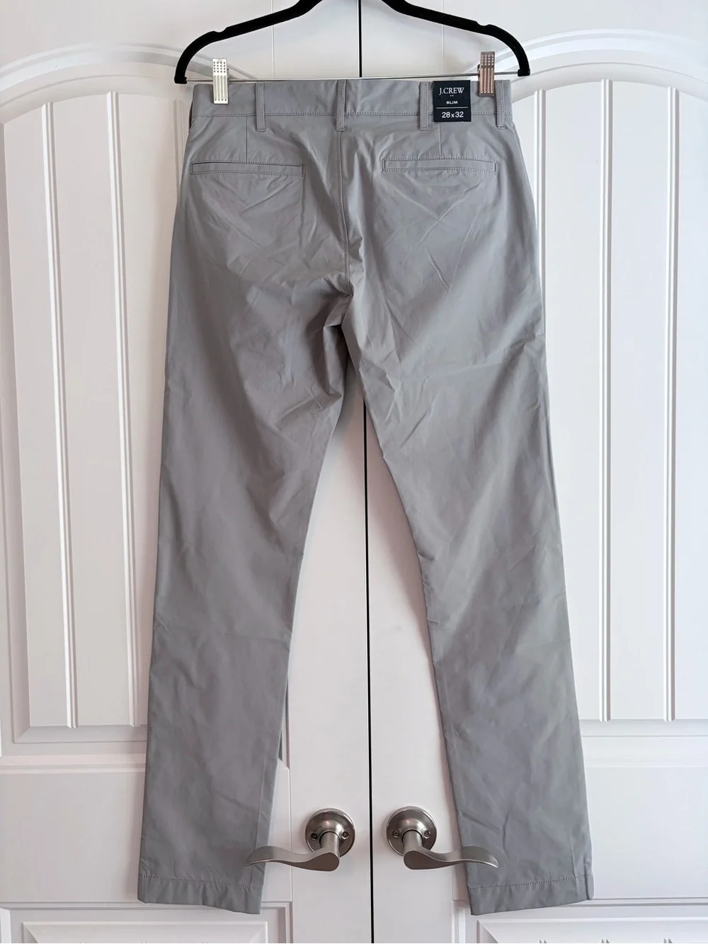 J.Crew Flex Chino Pants Men's Size 28 x 32 Gray Slim‎ Fit Style AA712 Casual NWT